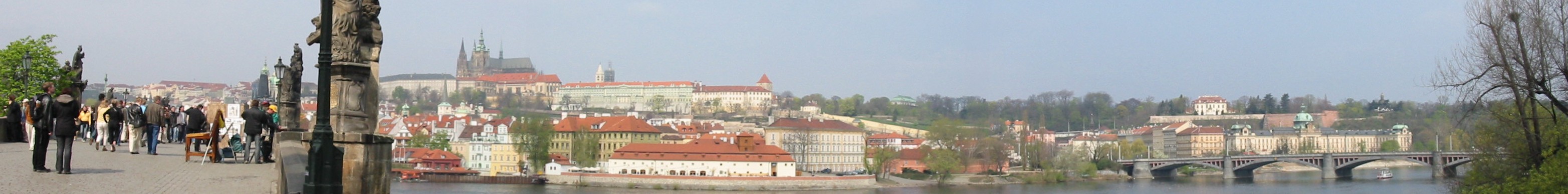 A panorama of Prague, Spring 2004